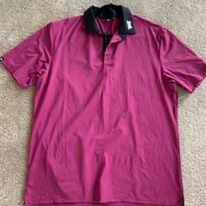 PXG mens Polo Shirt Plum XL